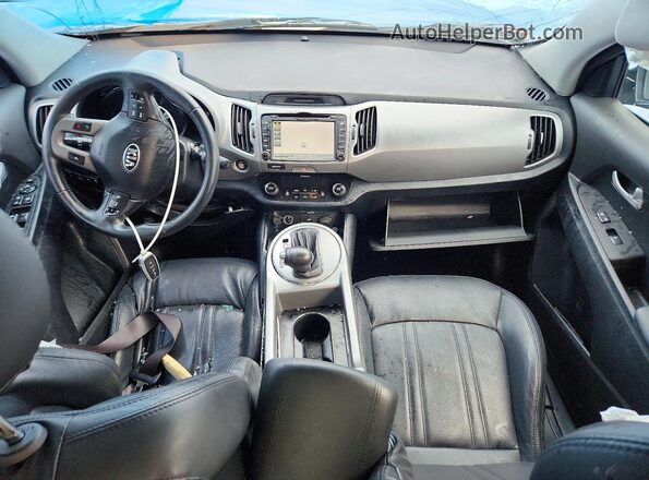 KNDPC3AC5G7878668 2016 KIA SPORTAGE Black Вид панелі приладів