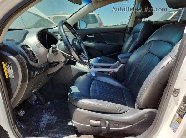 KNDPC3AC7G7848605 2016 KIA SPORTAGE White Widok wnętrza z przodu