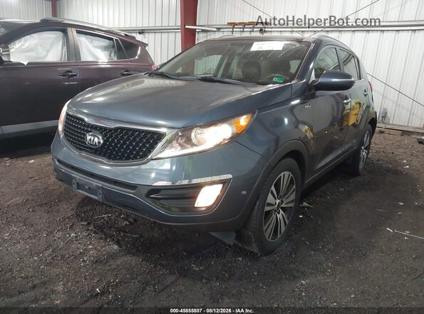KNDPCCAC3G7815892 2016 KIA SPORTAGE Black Առջևի ձախ երեք քառորդ տեսարան