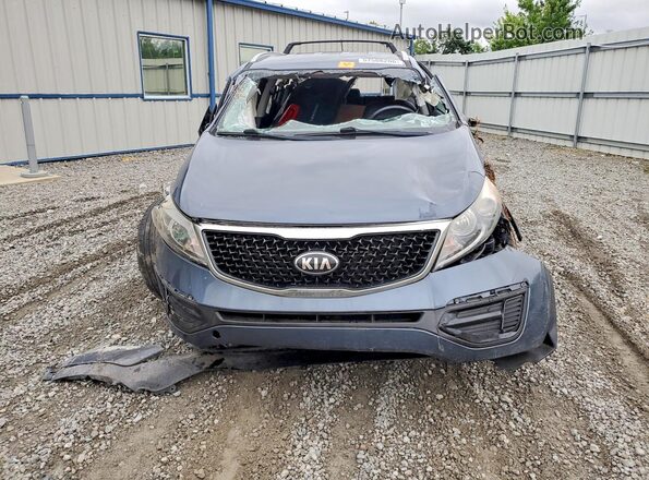 KNDPCCAC7G7825163 2016 KIA SPORTAGE Blue Դիմացի տեսք