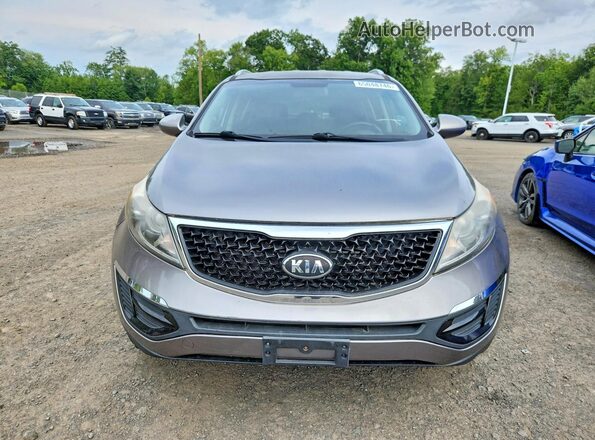 KNDPCCAC8G7803205 2016 KIA SPORTAGE Gray Front view