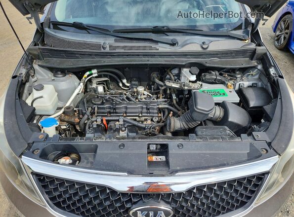 KNDPCCAC8G7803205 2016 KIA SPORTAGE Gray Engine compartment view