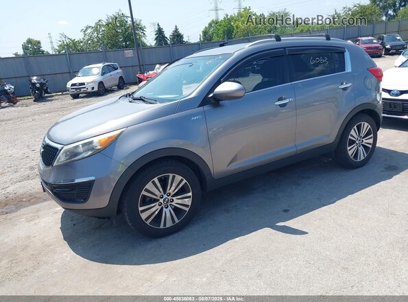 KNDPCCAC8G7849066 2016 KIA SPORTAGE Silver Vista tres cuartos delantera izquierda