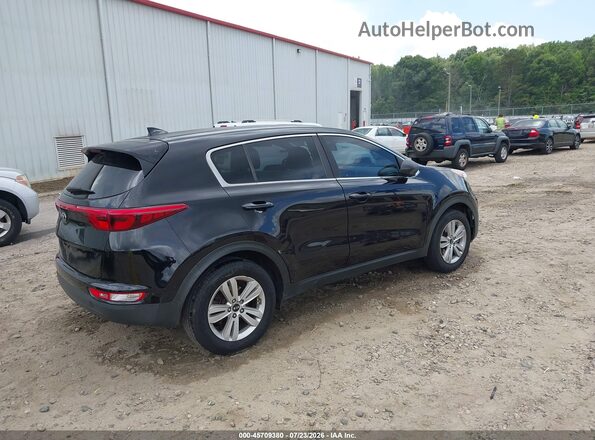 KNDPM3AC0H7085468 2017 KIA SPORTAGE Black Tył prawy