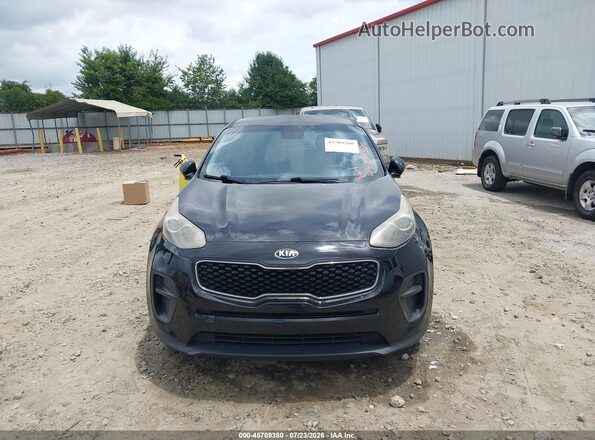KNDPM3AC0H7085468 2017 KIA SPORTAGE Black Widok zestawu wskaźników