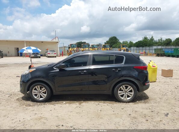 KNDPM3AC0H7085468 2017 KIA SPORTAGE Black Widok wnętrza 360 stopni