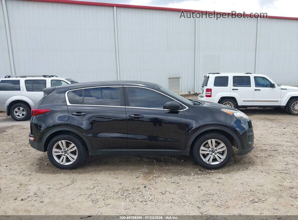 KNDPM3AC0H7085468 2017 KIA SPORTAGE Black Widok wnętrza z tyłu