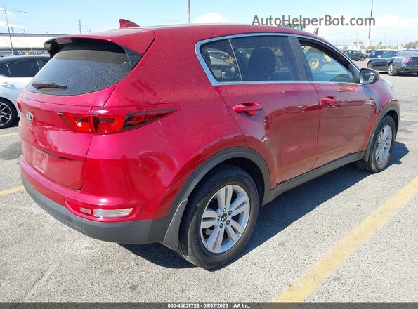 KNDPM3AC0H7175123 2017 KIA SPORTAGE Burgundy Tył prawy