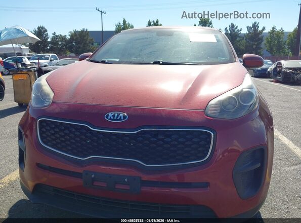KNDPM3AC0H7175123 2017 KIA SPORTAGE Burgundy Widok z przodu