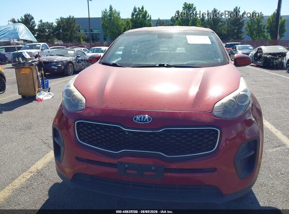 KNDPM3AC0H7175123 2017 KIA SPORTAGE Burgundy Widok zestawu wskaźników