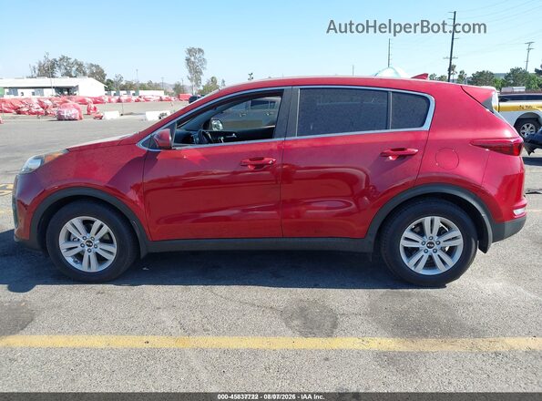 KNDPM3AC0H7175123 2017 KIA SPORTAGE Burgundy Widok wnętrza 360 stopni