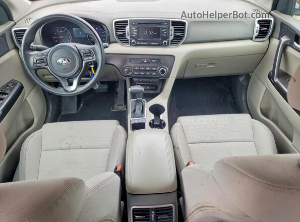 KNDPM3AC0H7210274 2017 KIA SPORTAGE Red Առջևի վահանակի տեսք