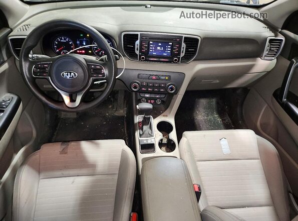 KNDPM3AC0H7244554 2017 KIA SPORTAGE Blue Առջևի վահանակի տեսք