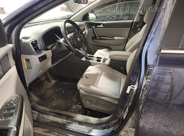 KNDPM3AC0H7244554 2017 KIA SPORTAGE Blue Սալոնի դիմացի տեսք