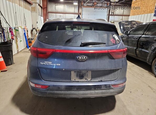 KNDPM3AC0H7244554 2017 KIA SPORTAGE Blue Հետևի տեսք