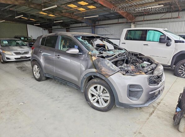 KNDPM3AC0J7345342 2018 KIA SPORTAGE Silver Front right