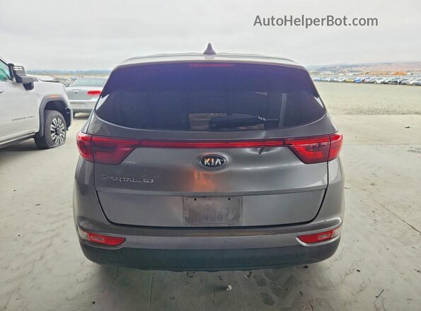 KNDPM3AC0J7345342 2018 KIA SPORTAGE Silver Rear view