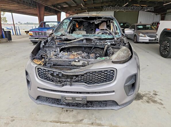 KNDPM3AC0J7345342 2018 KIA SPORTAGE Silver Front view