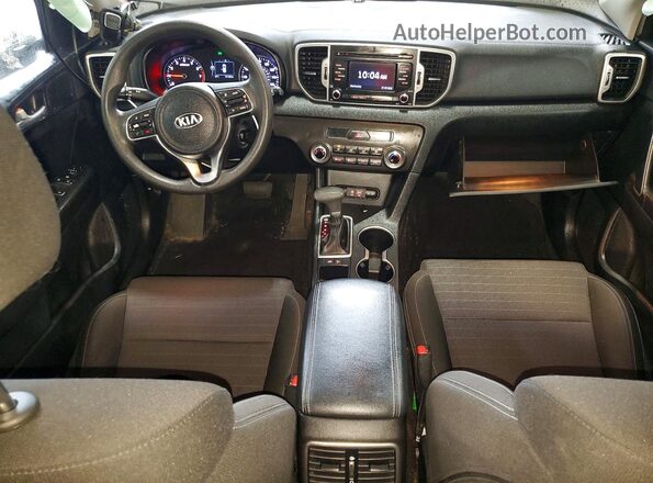 KNDPM3AC0J7386358 2018 KIA SPORTAGE Silver Dashboard view