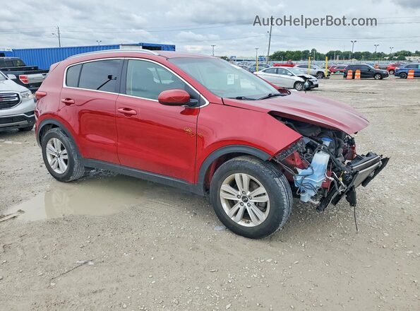 KNDPM3AC0J7421545 2018 KIA SPORTAGE Красный Передняя правая четверть
