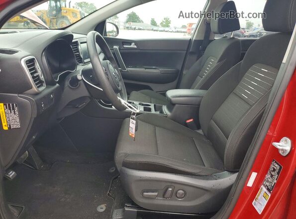 KNDPM3AC0J7421545 2018 KIA SPORTAGE Красный Вид салона спереди