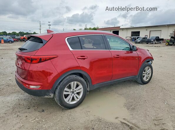 KNDPM3AC0J7421545 2018 KIA SPORTAGE Красный Задняя правая четверть