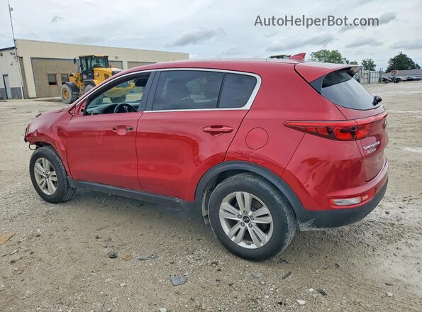 KNDPM3AC0J7421545 2018 KIA SPORTAGE Красный Задняя левая четверть