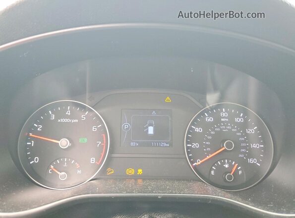 KNDPM3AC0J7421545 2018 KIA SPORTAGE Красный Вид щитка приборов