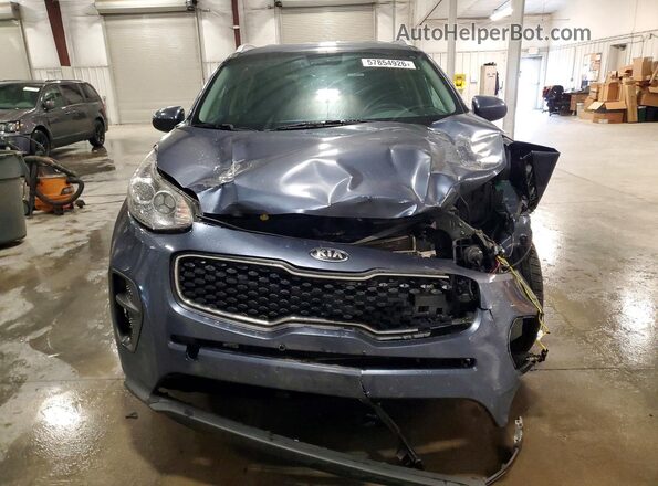 KNDPM3AC0J7460569 2018 KIA SPORTAGE Blue წინა ხედი