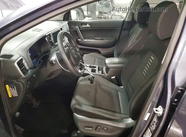 KNDPM3AC0J7460569 2018 KIA SPORTAGE Blue წინა სალონის ხედი