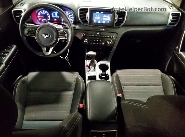 KNDPM3AC0J7460569 2018 KIA SPORTAGE Blue წინა პანელის ხედი