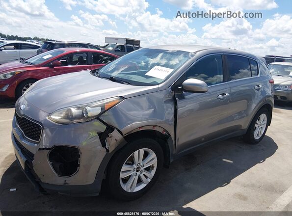 KNDPM3AC0K7557532 2019 KIA SPORTAGE Gray Առջևի ձախ երեք քառորդ տեսարան