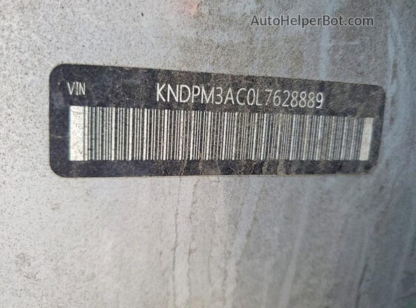 KNDPM3AC0L7628889 2020 KIA SPORTAGE Черный Вид подкапотного пространства