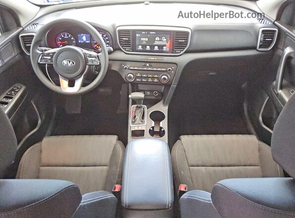 KNDPM3AC0L7639679 2020 KIA SPORTAGE Blue Dashboard view
