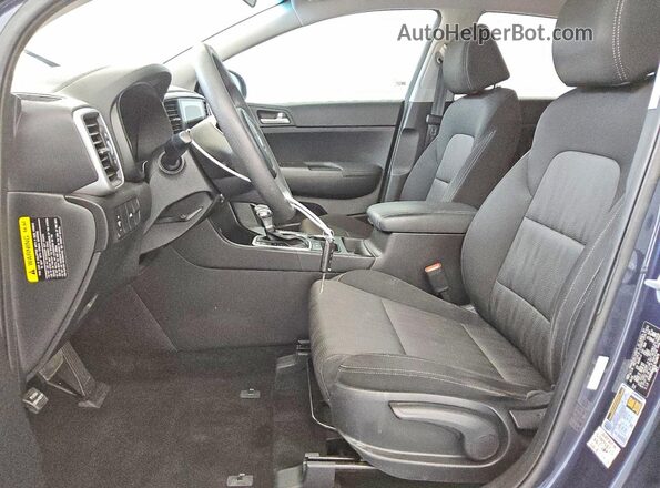 KNDPM3AC0L7639679 2020 KIA SPORTAGE Blue Front interior view
