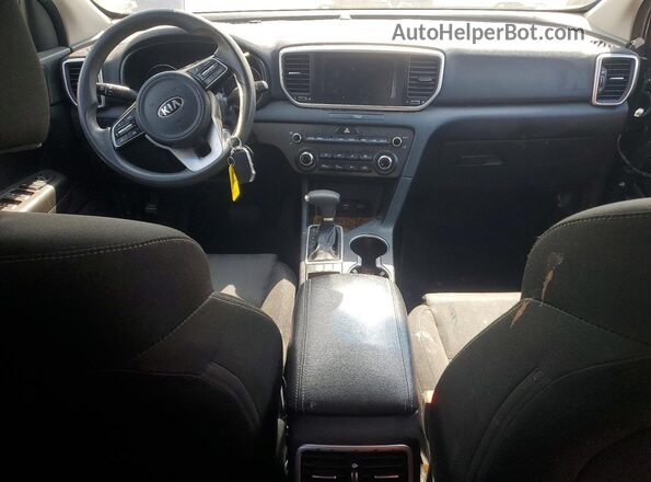 KNDPM3AC0M7894382 2021 KIA SPORTAGE Black წინა პანელის ხედი