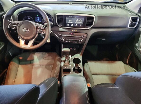 KNDPM3AC0N7015433 2022 KIA SPORTAGE Gray Առջևի վահանակի տեսք