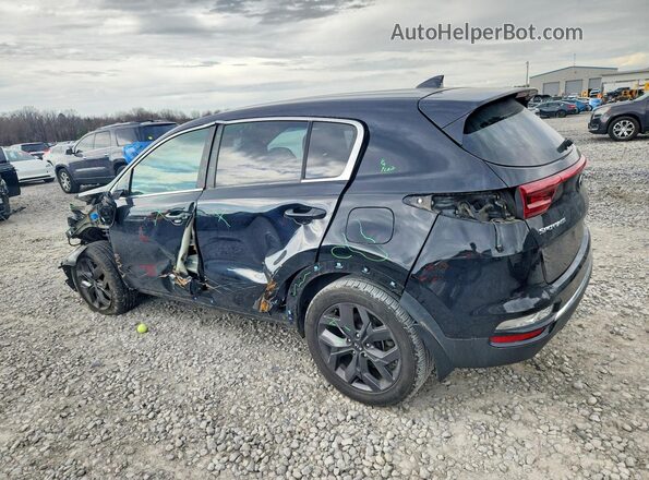 KNDPM3AC0N7987646 2022 KIA SPORTAGE Black Rear left