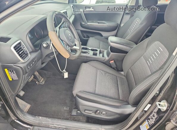 KNDPM3AC0N7987646 2022 KIA SPORTAGE Black Front interior view