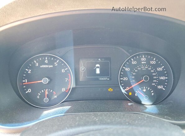 KNDPM3AC1H7142924 2017 KIA SPORTAGE Белый Вид щитка приборов