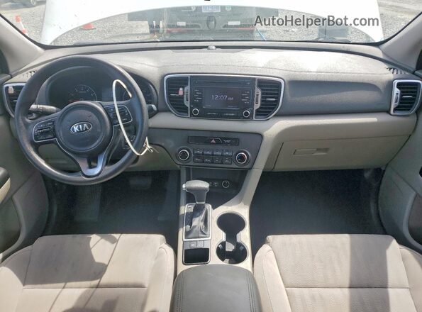 KNDPM3AC1H7276770 2017 KIA SPORTAGE White წინა პანელის ხედი