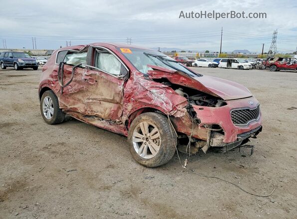KNDPM3AC1J7336987 2018 KIA SPORTAGE Red Передня права чверть