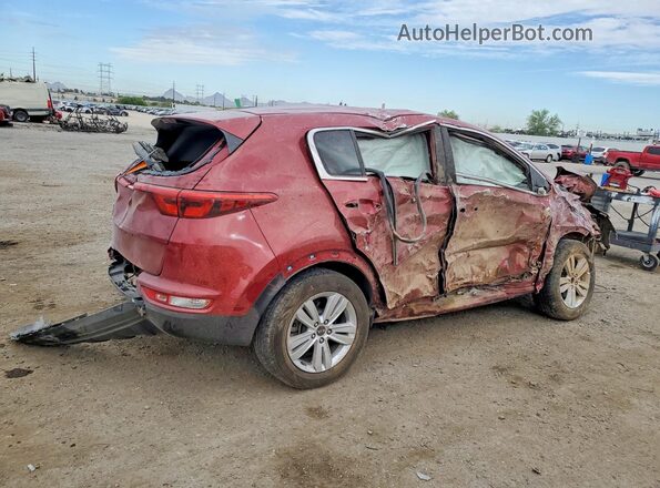KNDPM3AC1J7336987 2018 KIA SPORTAGE Red Задня права чверть