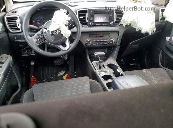 KNDPM3AC1J7336987 2018 KIA SPORTAGE Red Вид панелі приладів