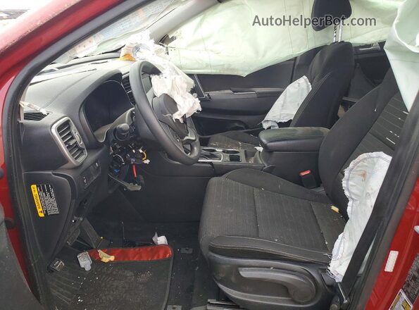 KNDPM3AC1J7336987 2018 KIA SPORTAGE Red Вид салону спереду