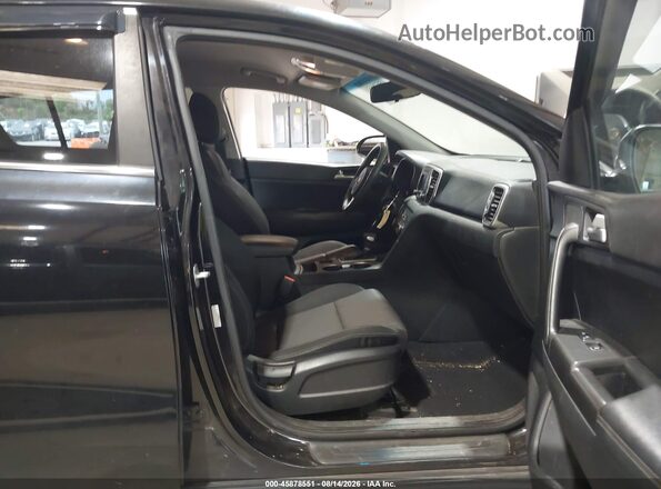 KNDPM3AC1K7512633 2019 KIA SPORTAGE Black წინა სალონის ხედი