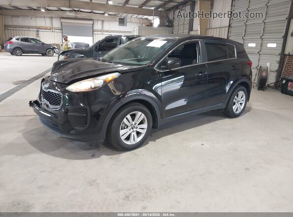KNDPM3AC1K7512633 2019 KIA SPORTAGE Black წინა მარცხენა ხედი სამი მეოთხედიდან