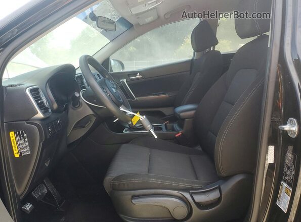 KNDPM3AC1K7515015 2019 KIA SPORTAGE Black Widok naklejki z numerem VIN