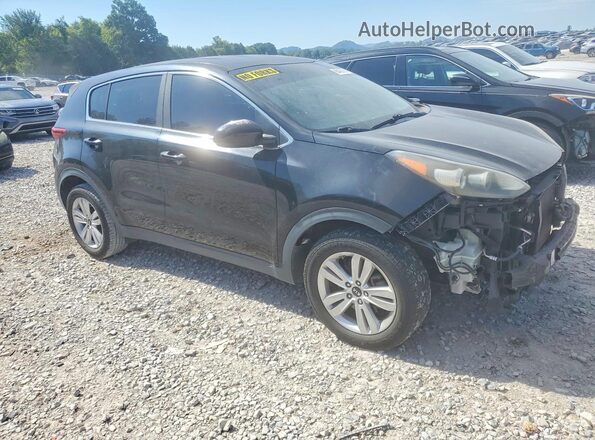 KNDPM3AC1K7515015 2019 KIA SPORTAGE Black Widok wnętrza z przodu