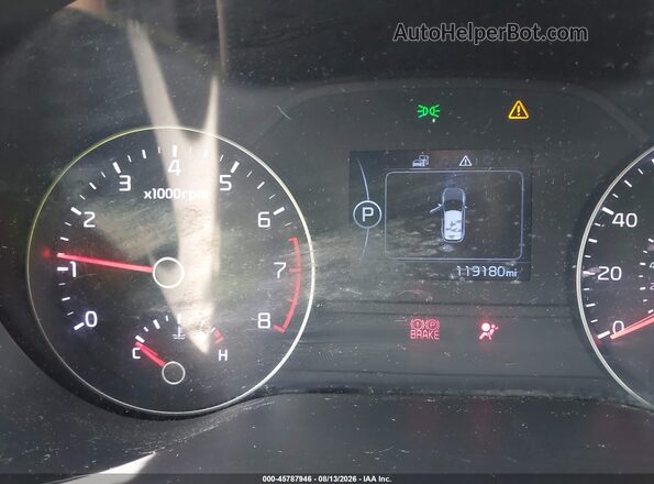 KNDPM3AC1K7562447 2019 KIA SPORTAGE White Widok tylnych siedzeń